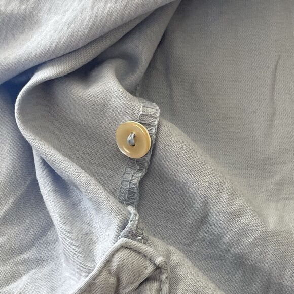 Peter Millar Polo Light Blue Button Up Pelican Hills Sz L Please Read - Picture 10 of 14